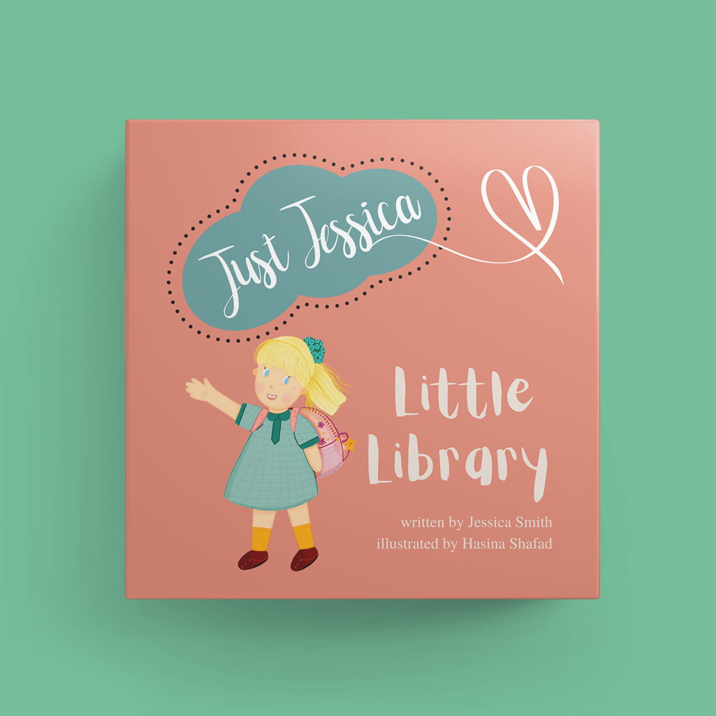 Jess Library Logo Just Jessica Little Library – The Dreamwork Collective Bookstore